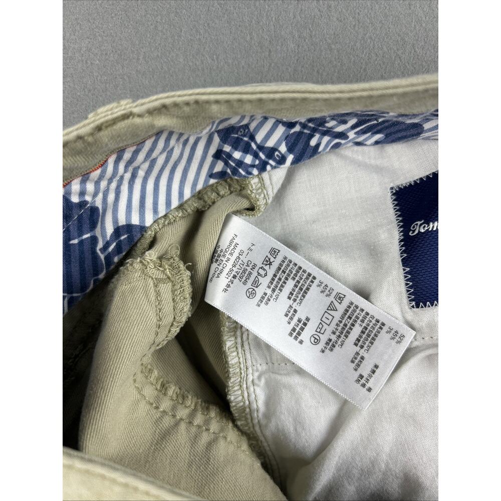 Tommy Bahama Hawaiian Khaki Chino Pants Cotton Tencel Stretch Mens Sz 35x30 - Picture 13 of 16